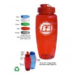 Custom Branded Gripper Polyclear 30 oz. Eco Sports Bottle