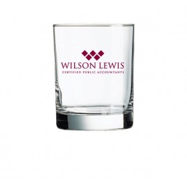 13.5 Ounce Rocks Glass with Logo  13.5 Ounce Rocks Glass with Logo