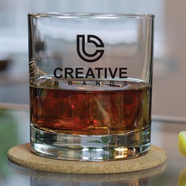 7.5 Oz. Aristocrat Whiskey Glass w/Screen Printed Logo Logo Printed