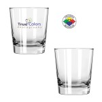 13oz Tapered Heavy Base DOF Glass - Dishwasher Resistant - Precision Spot Color with Logo