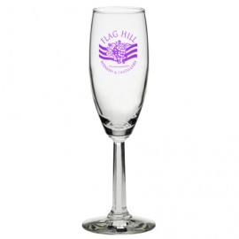 Logo Printed 5.75 oz. Napa Country Flute Glass