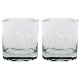 Set of Two Skyline Classic Rocks Glass (11 Oz.) with Logo  Set of Two Skyline Classic Rocks Glass (11 Oz.) with Logo