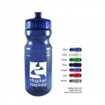 24 oz Bike Fitness Bottle Eco Polyclear Custom Printed