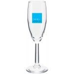 Customized 5.75 oz Napa Flute Glass (Clear)