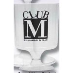 Custom Imprinted 8 Oz. Hard Plastic Wine Fluted Glass