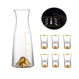 Scaled Liquor Glasses Set Gift Box with Logo  Scaled Liquor Glasses Set Gift Box with Logo