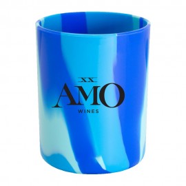 Logo Branded Silicone Rocks (Whiskey) Glass