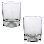 Personalized 12 oz. Golf Ball Glass (Set of 2)
