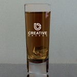 Custom Branded Finland Shot Glass w/Screen Printed Logo