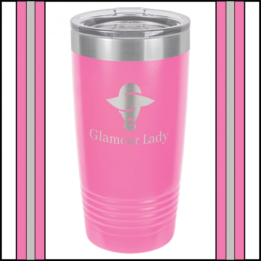 20 oz Pink Stainless Steel Polar Camel Vacuum Insulated Tumbler Custom Imprinted 20 oz Pink Stainless Steel Polar Camel Vacuum Insulated Tumbler Custom Imprinted
