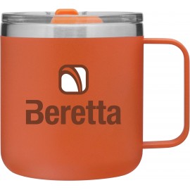 12 oz Camper - Powder (Matte Orange) with Logo