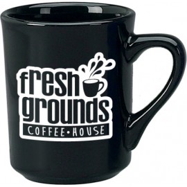 Promotional 8.5 oz. Black Toledo Mug