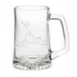 Logo Printed 25 Oz. Glass Sport Mug