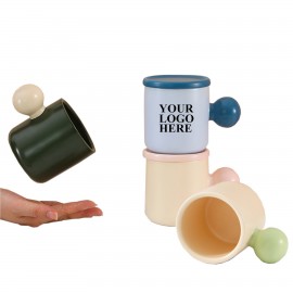 Promotional Cute Mug With Ball Handle