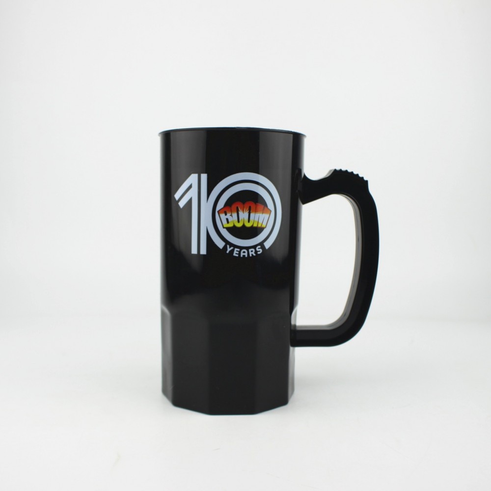 Logo Branded 23 Oz Large Capacity Plastic Beer Steins Stackable Mugs Logo Branded 23 Oz Large Capacity Plastic Beer Steins Stackable Mugs
