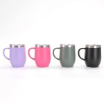 Logo Branded 12Oz Eggshell Cup With Handle