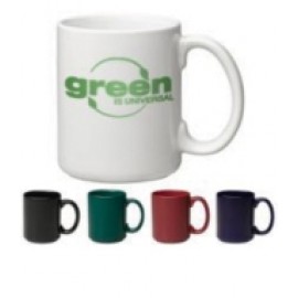 15 oz. White Jumbo Mug with Logo