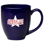 16 oz. Cobalt Blue Bistro Mug Custom Imprinted