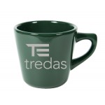 Logo Branded 7 Ounce Mini Funnel Dark Green Mug