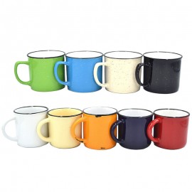 Speckled Ceramic Mug with Logo