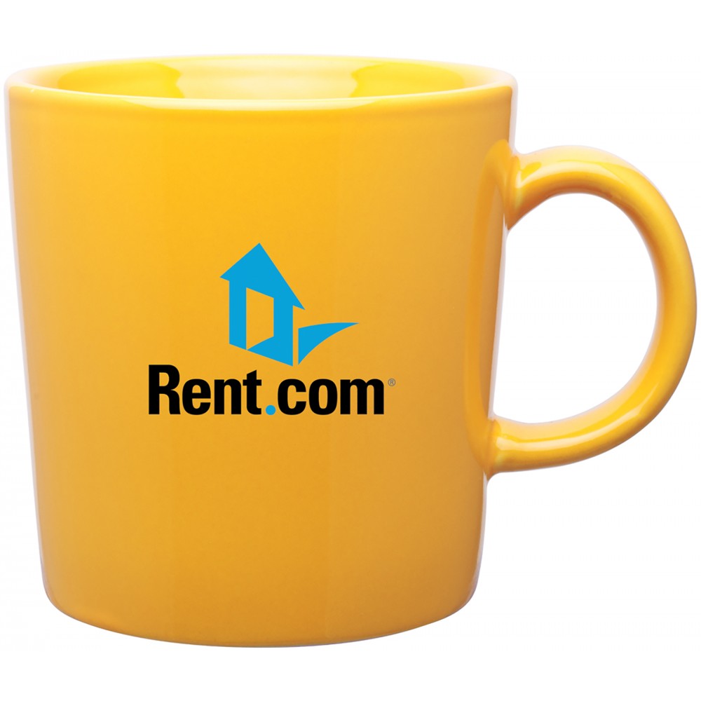 Custom Imprinted 14oz Enzo Mug (Yellow) Custom Imprinted 14oz Enzo Mug (Yellow)