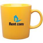 Custom Imprinted 14oz Enzo Mug (Yellow)