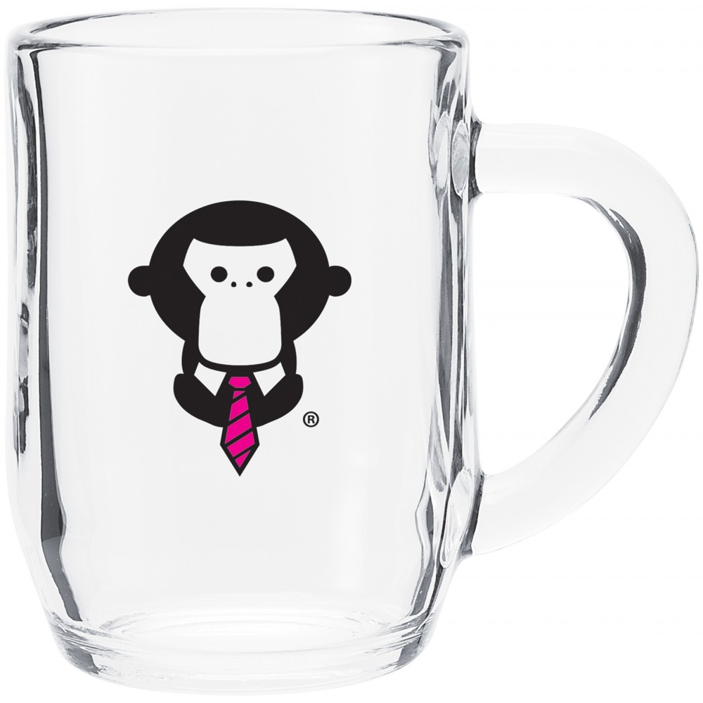 10oz Haworth Mug (Clear) Custom Imprinted 10oz Haworth Mug (Clear) Custom Imprinted