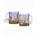 White Mug (11 Oz., Minneapolis Skyline Mug) with Logo