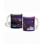 Customized White Mug (15 Oz., Las Vegas Skyline Mug Sublimated)