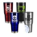 Customized 22 Oz. Vacuum Insulated Stainless Steel Tumbler Copper Lined With Slider Lid