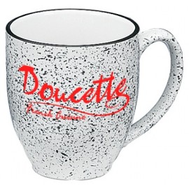Personalized 16 oz. White Stone Bistro Mug