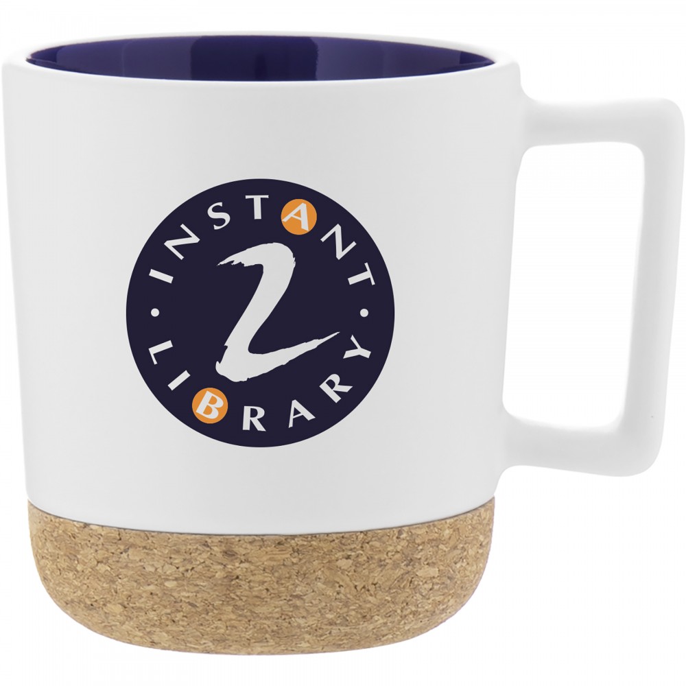 12oz Iris Mug (Cobalt Blue) Custom Printed 12oz Iris Mug (Cobalt Blue) Custom Printed