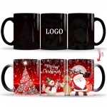 Christmas Heat Changing Coffee Mug with Logo