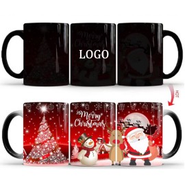 Custom Christmas Heat Changing Coffee Mug  Custom Christmas Heat Changing Coffee Mug