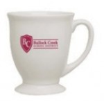 9 Oz. White Boston Irish Coffee Mug with Logo