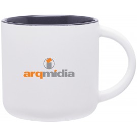 Logo Branded 14 oz Minolo (Matte White/Storm Gray)  Logo Branded 14 oz Minolo (Matte White/Storm Gray)