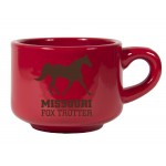 7 Ounce Stackable Crimson Mug with Logo