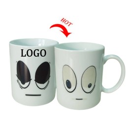 Magic Heat Color Changing Ceramic Mug with Logo  Magic Heat Color Changing Ceramic Mug with Logo