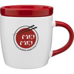 10oz Monza Mug (Red) with Logo