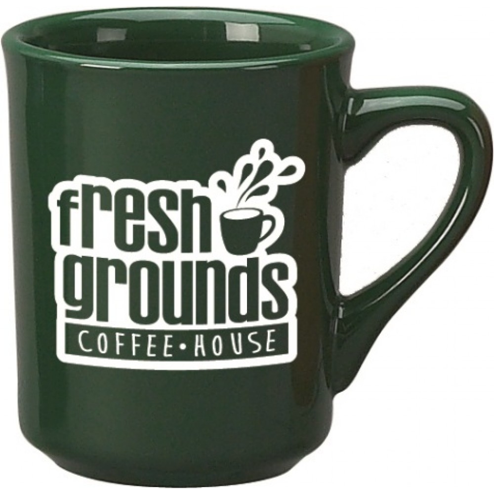 Logo Branded 8.5 oz. Green Toledo Mug