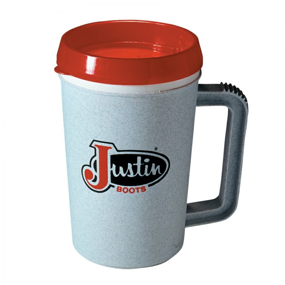 Custom Imprinted LIL BUB 22 oz. Insulated Mug with Drink-thru Lid Custom Imprinted LIL BUB 22 oz. Insulated Mug with Drink-thru Lid