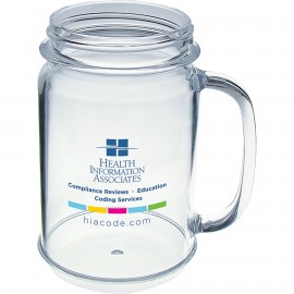 Customized 16 Oz. Mason Jar Mug