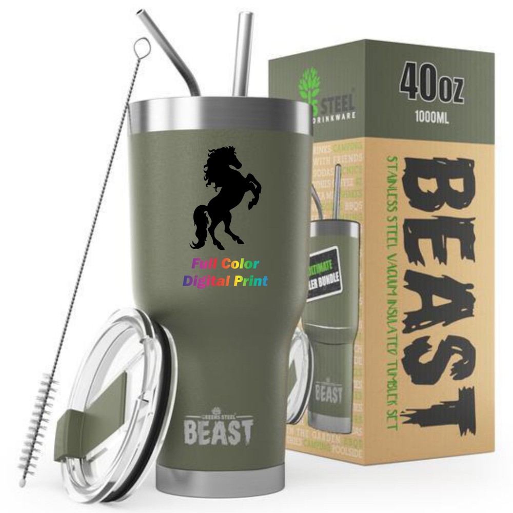 Logo Branded Beast 40 oz Insulated Tumbler Logo Branded Beast 40 oz Insulated Tumbler