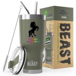 Logo Branded Beast 40 oz Insulated Tumbler