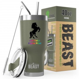 Logo Branded Beast 40 oz Insulated Tumbler