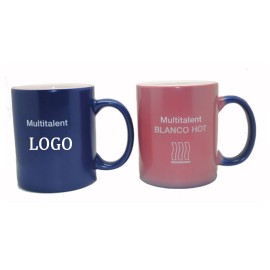 11oz. Color Changing Ceramic Coffee Mug with Logo