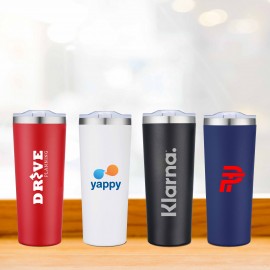 ADDA  28 OZ DOUBLE WALL STAINLESS STEEL VACUUM TUMBLER. 18/8 Double Wall Stainless Steel Tumbler with Logo