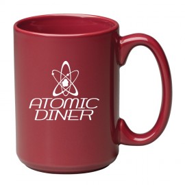 Logo Branded 15 oz. Maroon Jumbo Mug