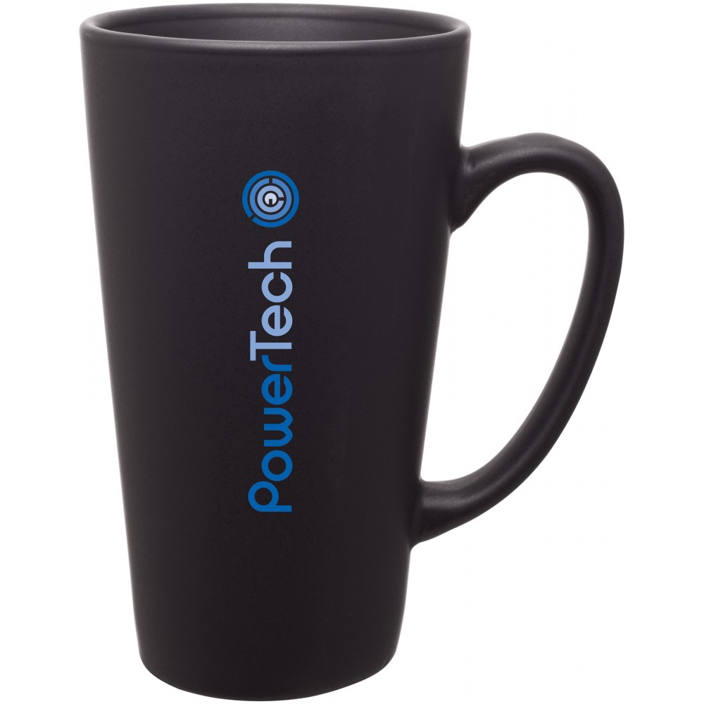 Custom Imprinted 16oz Tall Latte Mug (Matte Black) Custom Imprinted 16oz Tall Latte Mug (Matte Black)