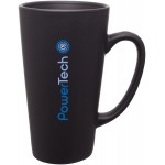 Custom Imprinted 16oz Tall Latte Mug (Matte Black)